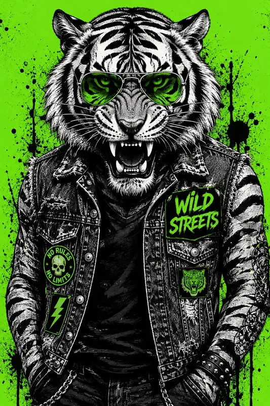Edgy Grunge Apparel Graphics