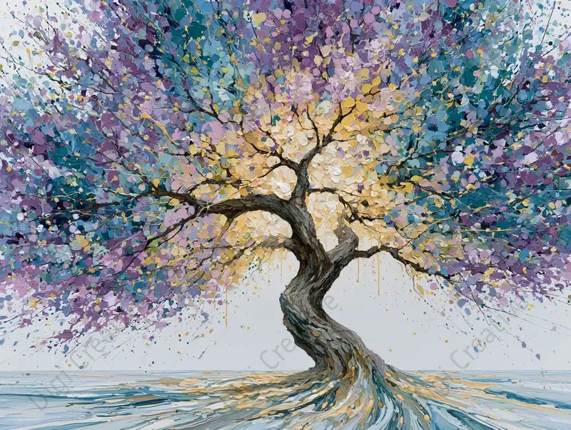 Abstract Surreal Oil Art