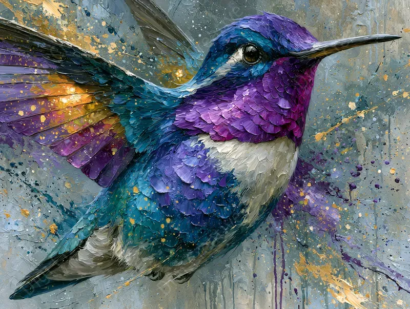 Abstract Surreal Oil Art
