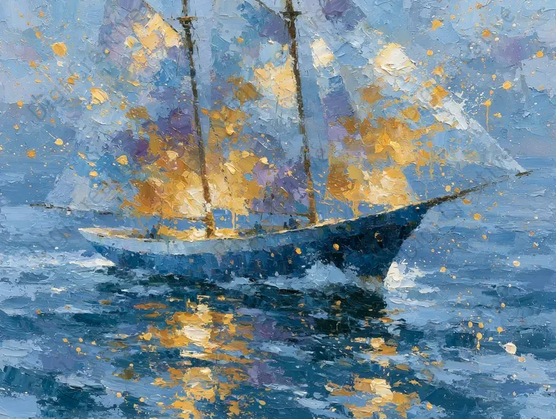 Abstract Surreal Oil Art