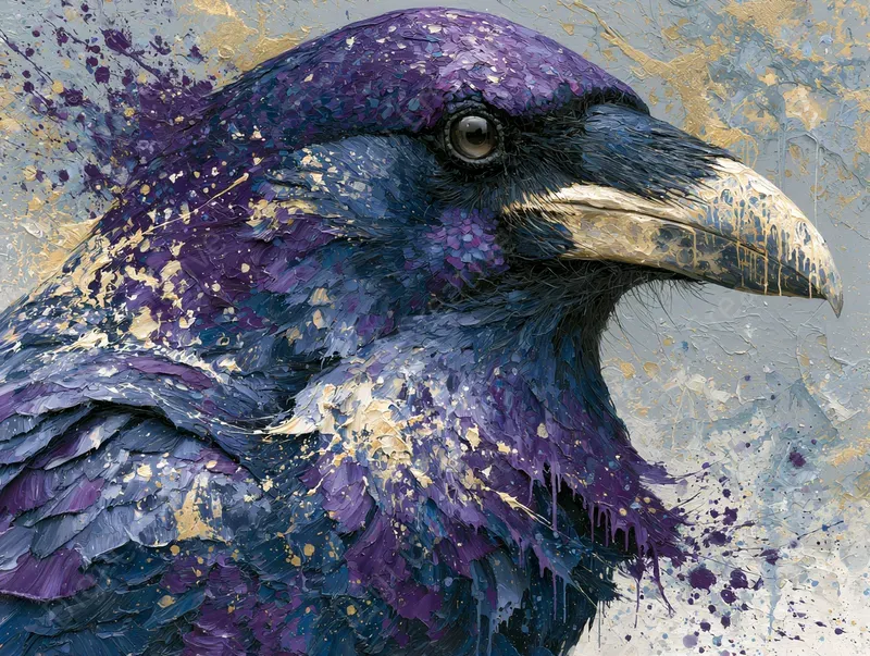 Abstract Surreal Oil Art