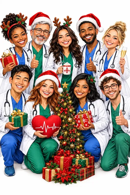 Christmas Group Caricatures