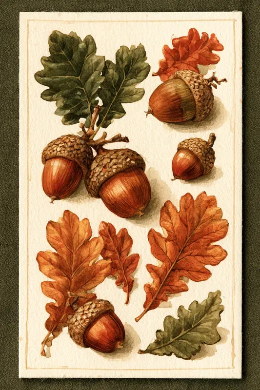 Vintage Autumn Journal Cards