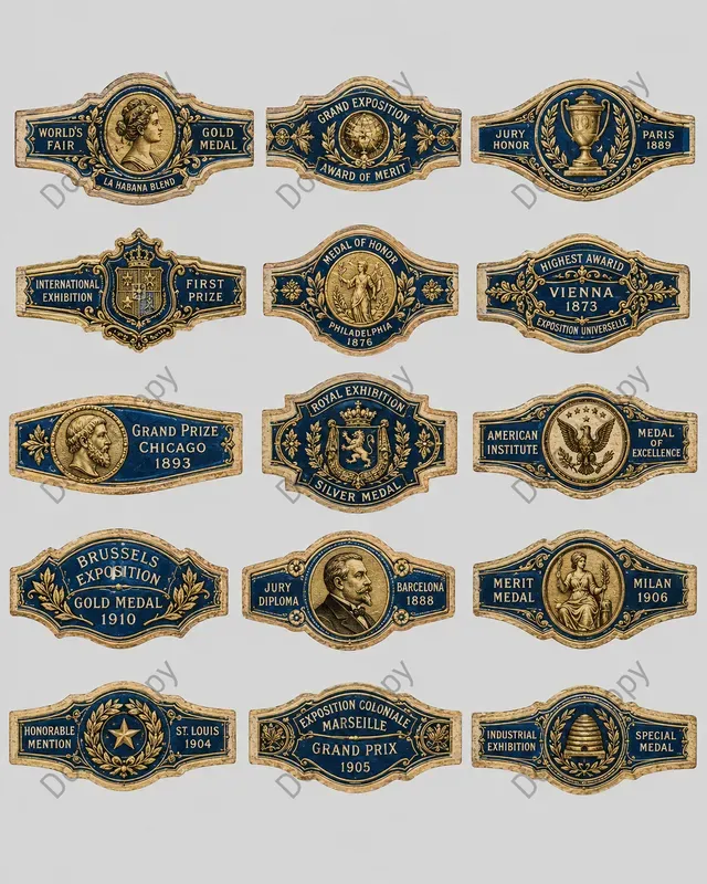 Cigar Band Collector Sheets