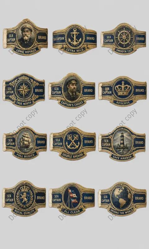 Cigar Band Collector Sheets