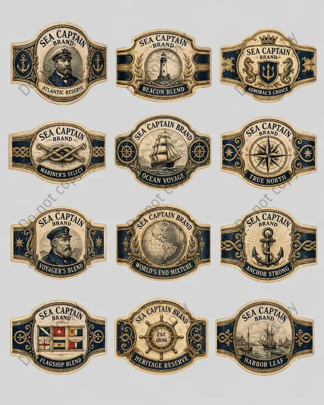 Cigar Band Collector Sheets