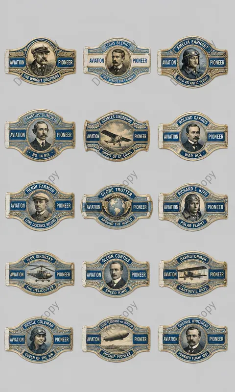 Cigar Band Collector Sheets