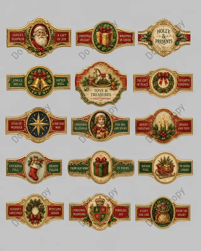 Cigar Band Collector Sheets