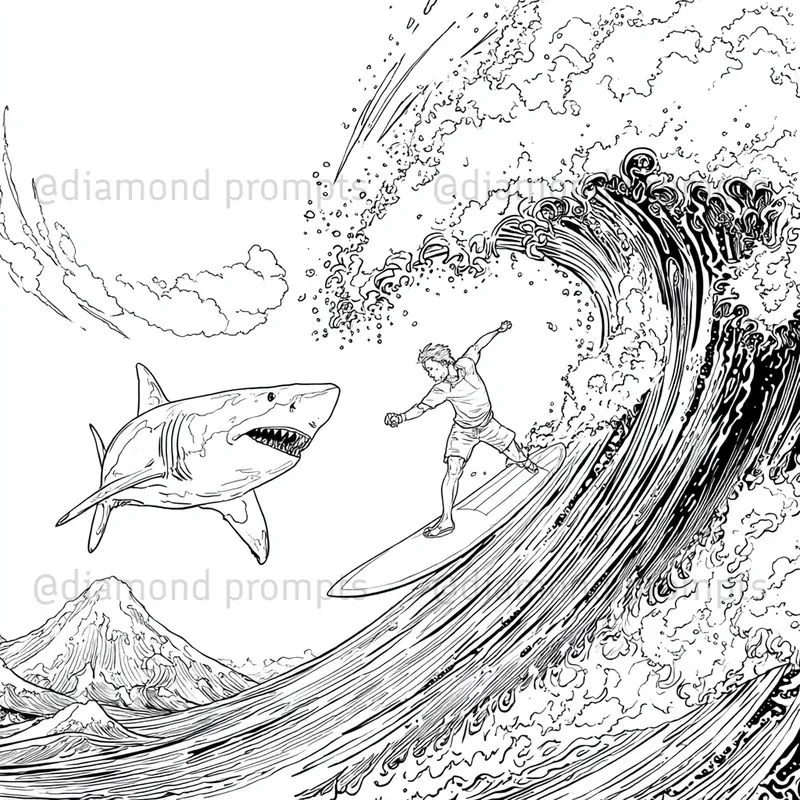 Urban Action Coloring Pages