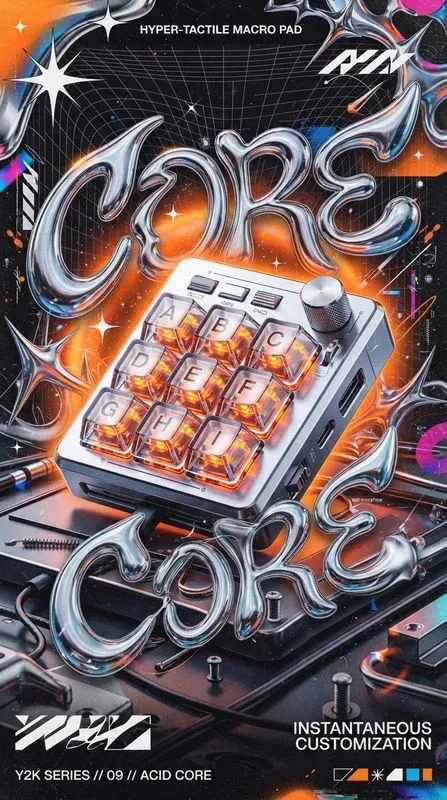 Y2k Liquid Chrome Typographic Products