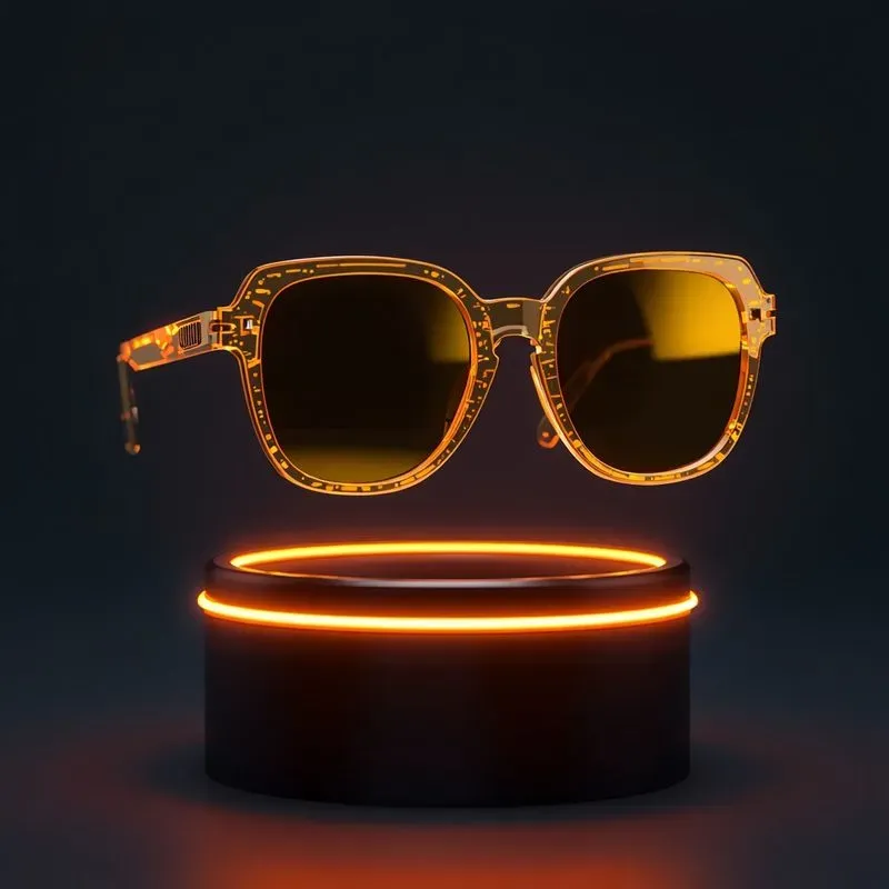 3D Floating Cyberpunk Eyewear