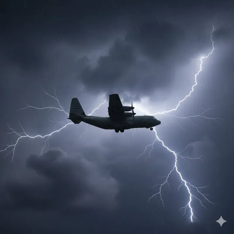 Airplanes In Bad Weather