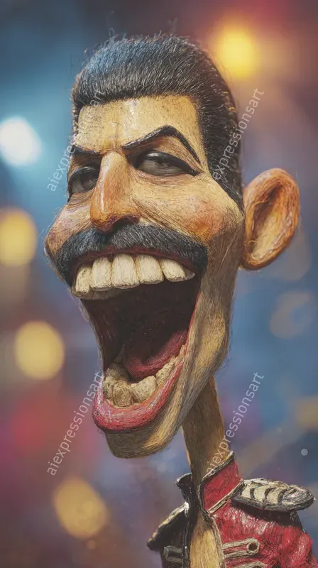 Hyperrealistic Caricature Portraits