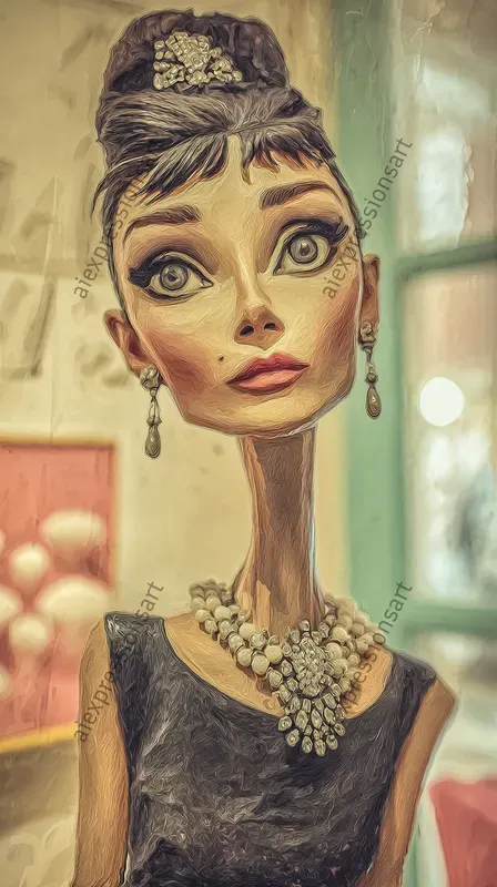 Hyperrealistic Caricature Portraits
