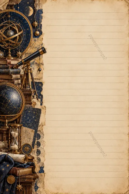 Vintage Botanical Writing Pages