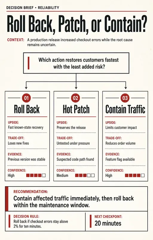 Executive Decision Evidence Maps