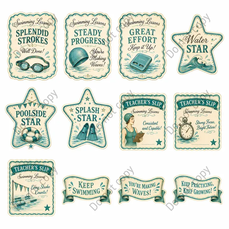 Reward Of Merit Card Sheets