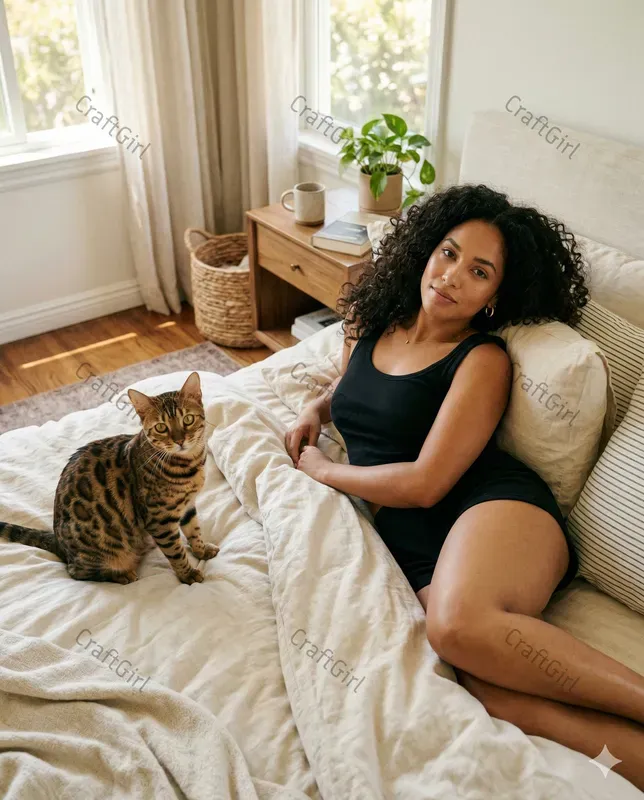 Cinematic Bedside Cats Loungewear