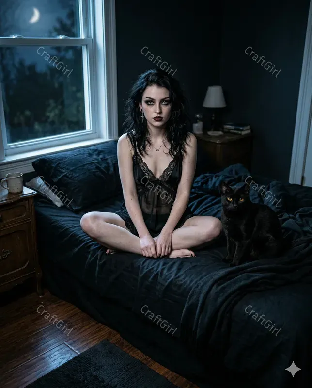 Cinematic Bedside Cats Loungewear