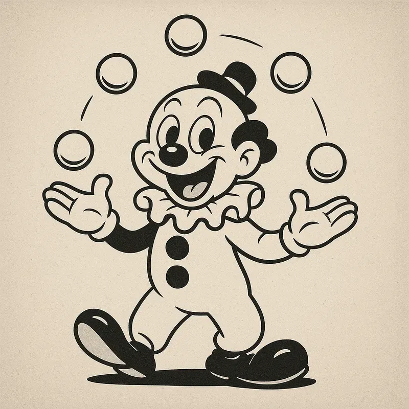 Vintage Cartoon Rubber Hose Animations