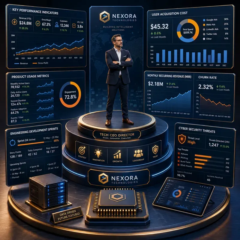 3D Isometric Data Dashboards