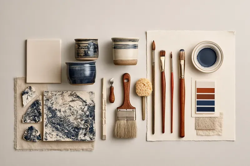 Creative Art Crafts Flat Lays