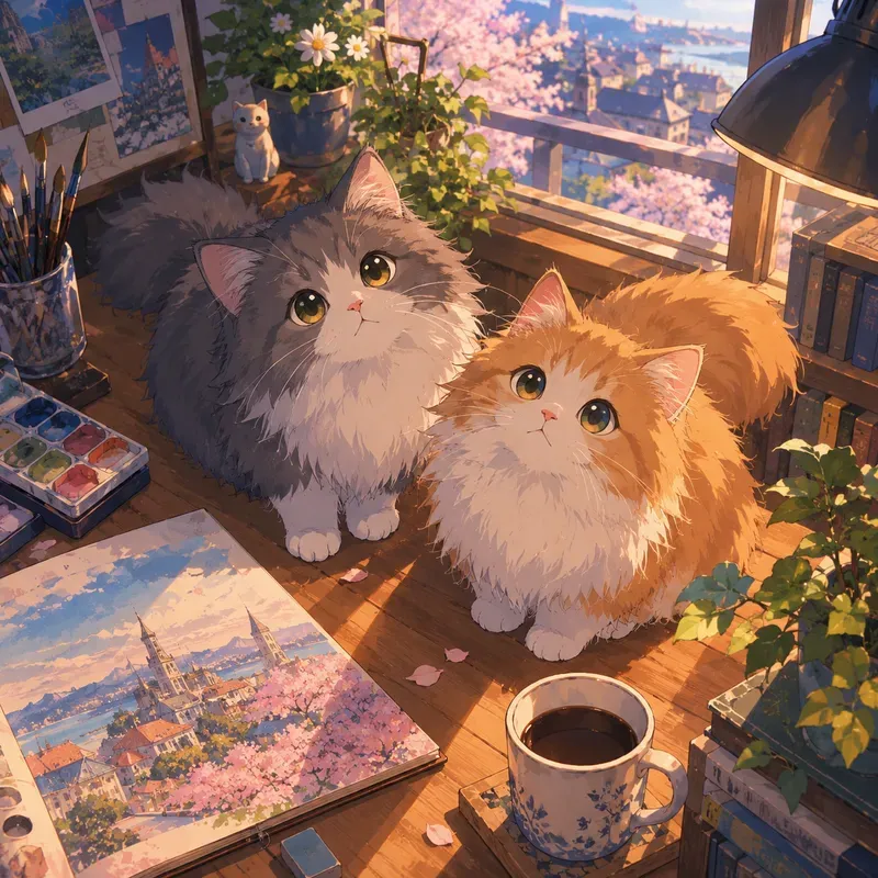 Lofi Anime Scenes Cozy Lofi Anime Girls
