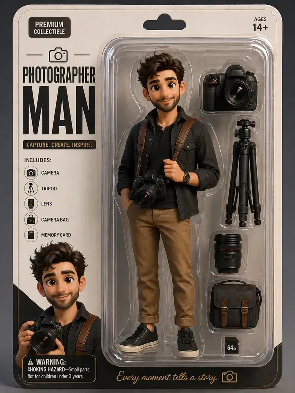 Pixar Style Action Figures Blister Packs