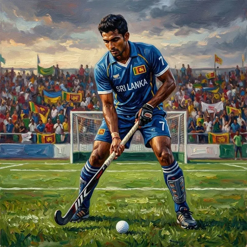 Sportsmen In Oil Paintings