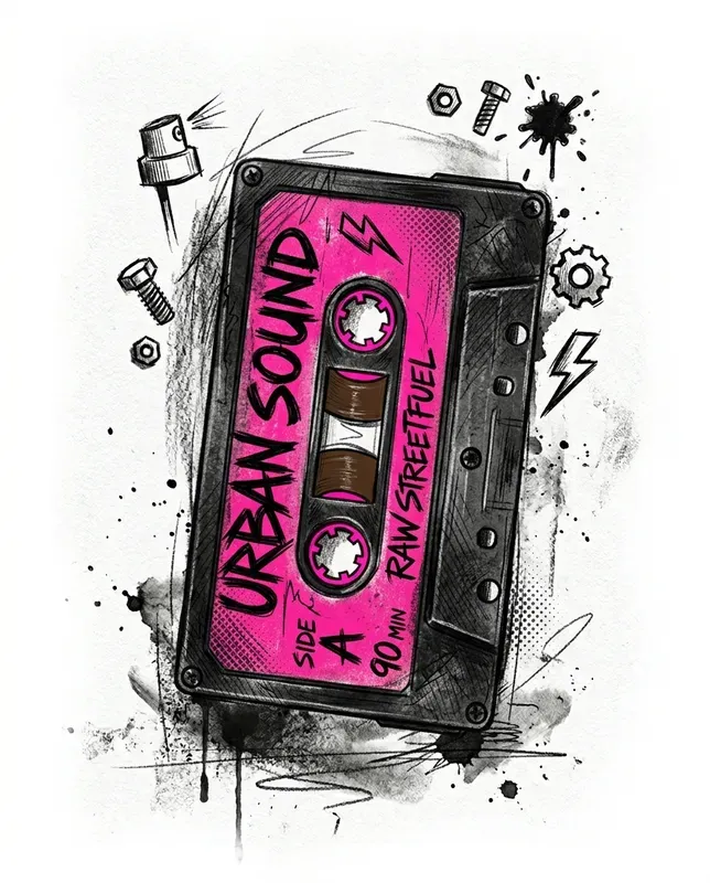 Sketch Streetwear Tee Graphic Designs