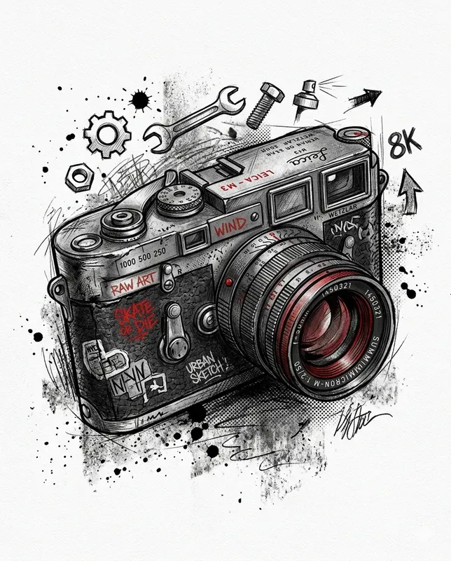 Sketch Streetwear Tee Graphic Designs