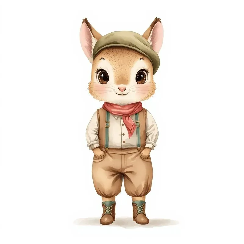 Vintage Storybook Animal Cliparts