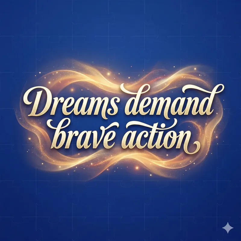 Viral Glowing Quote Typography