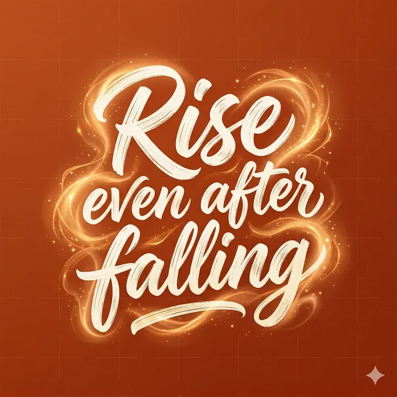 Viral Glowing Quote Typography