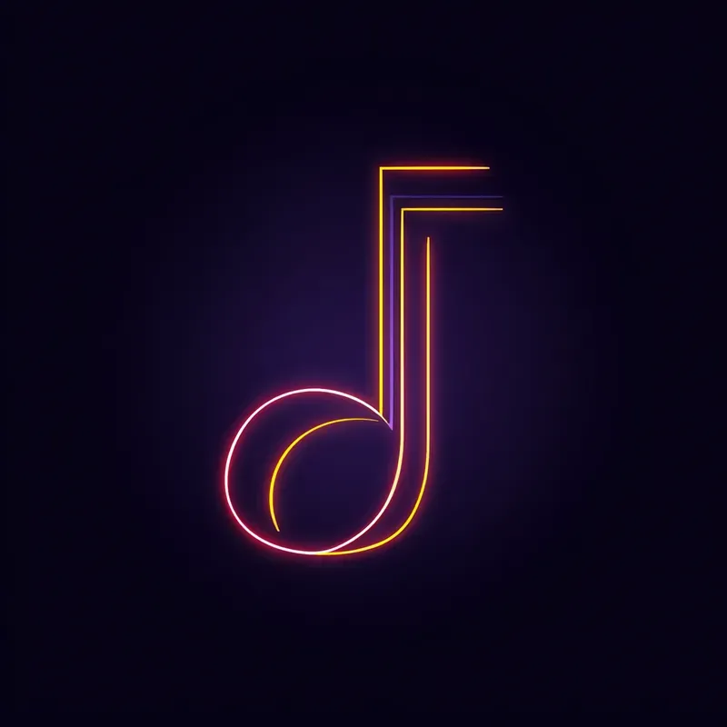 Minimalist Neon Lineart Logo Creators