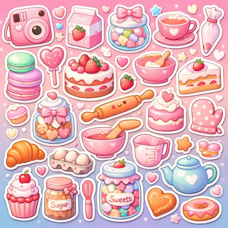 Cozy Aesthetic Sticker Collage Generator