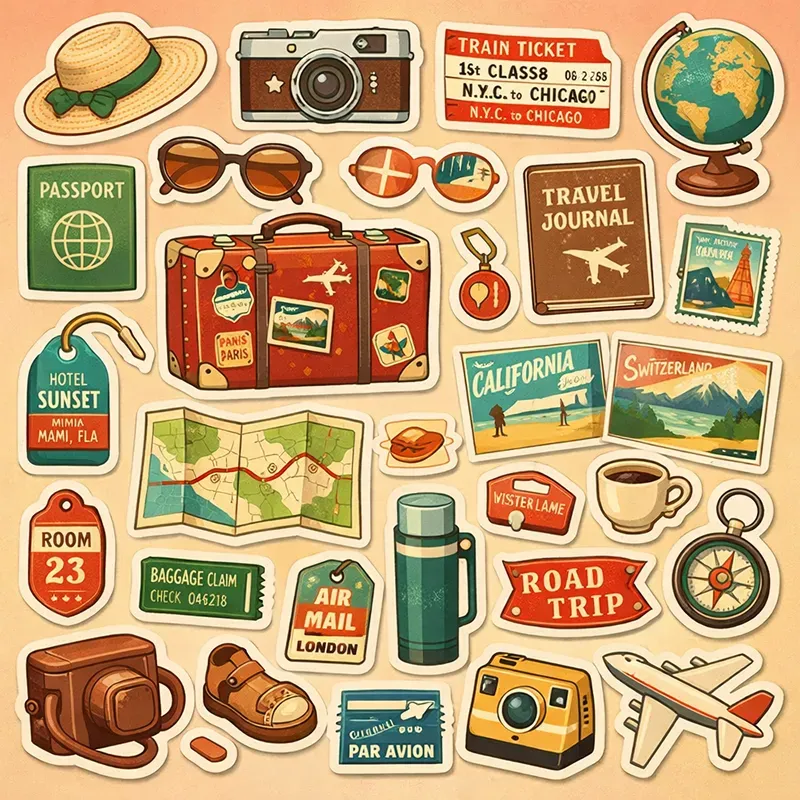 Cozy Aesthetic Sticker Collage Generator