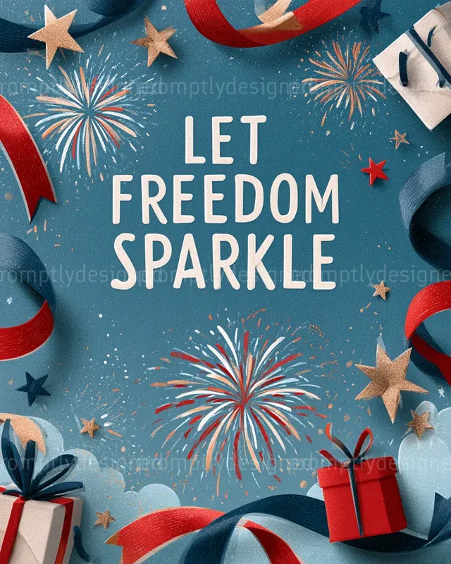 July 4th Social Media Graphics