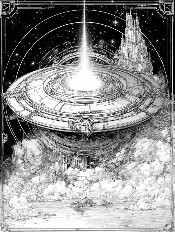 Science Fiction Coloring Pages