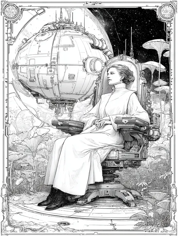 Science Fiction Coloring Pages