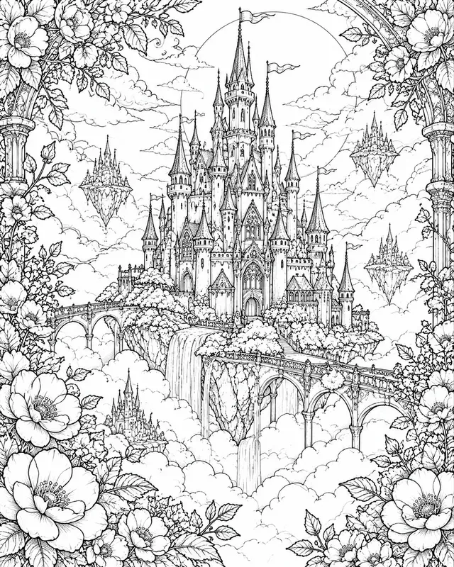 Fairyland Adult Coloring Books