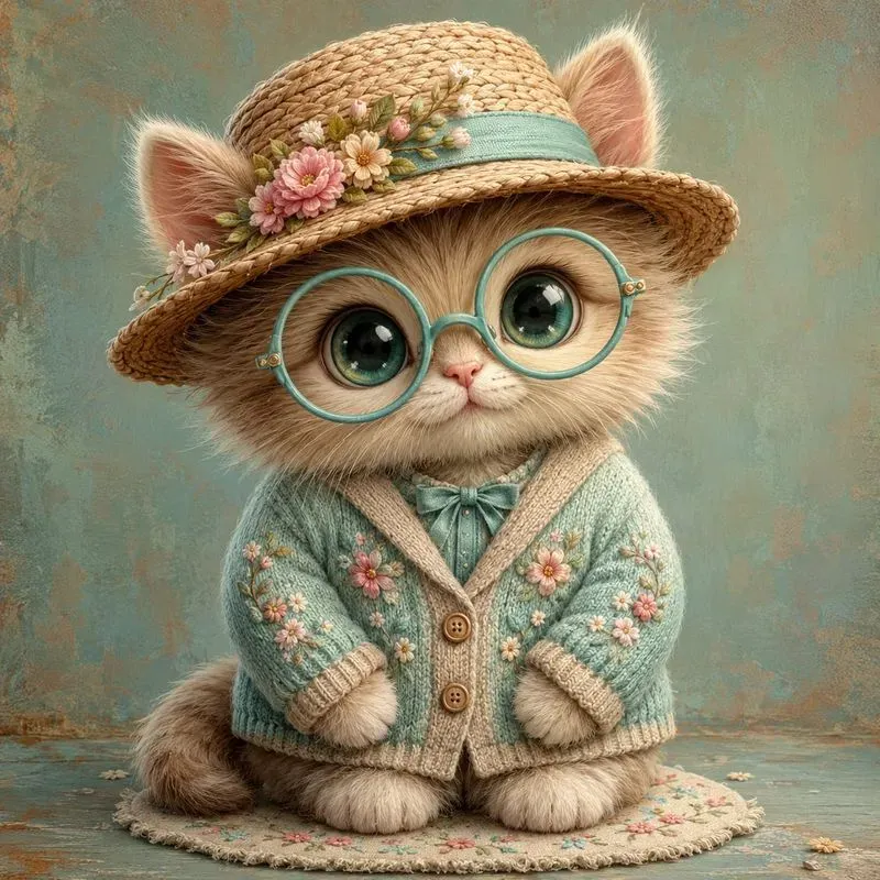 Whimsical Nerdy Animal Mascots