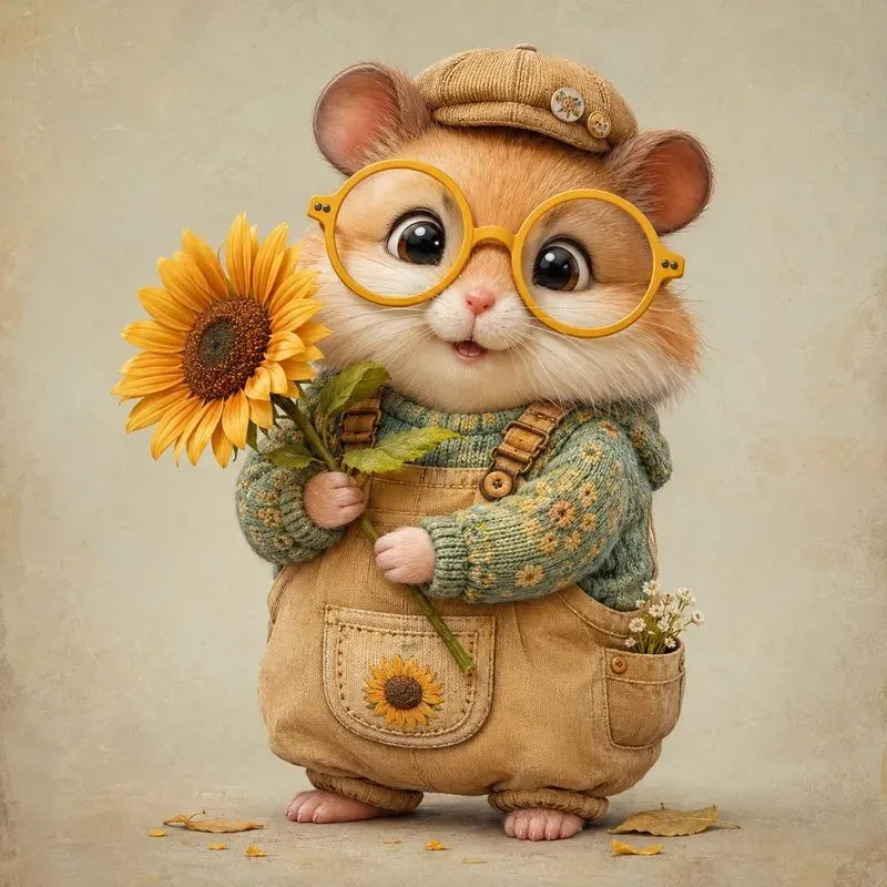 Whimsical Nerdy Animal Mascots