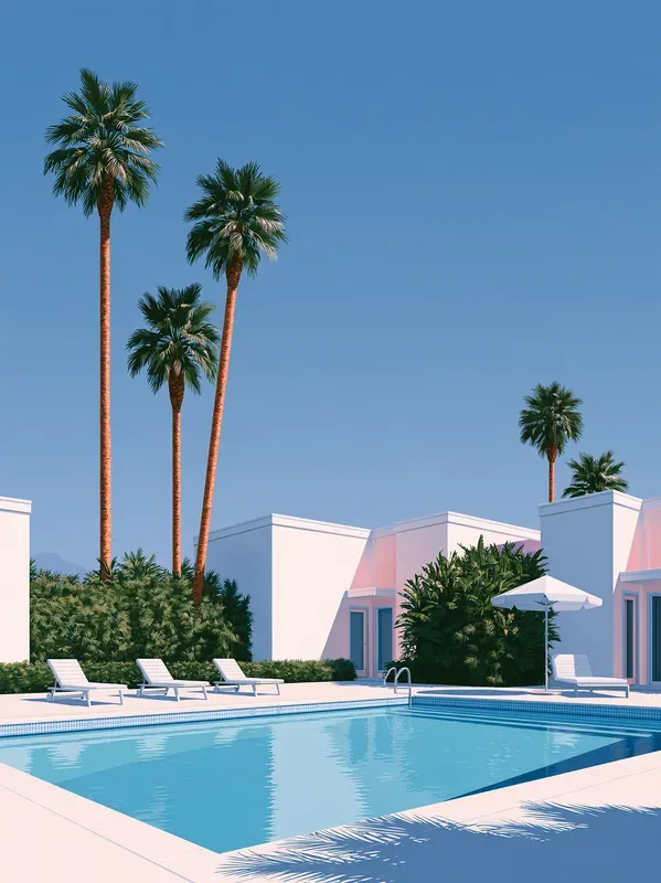 Hiroshi Nagai Style City Pop Art