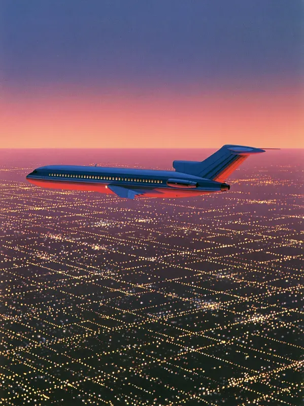 Hiroshi Nagai Style City Pop Art