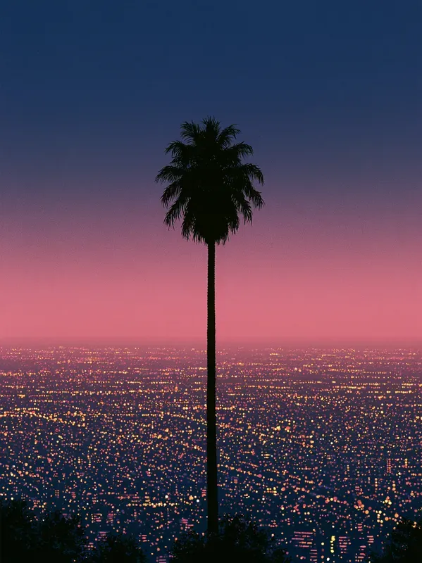 Hiroshi Nagai Style City Pop Art