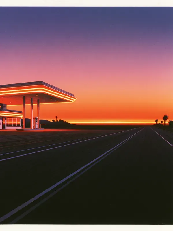Hiroshi Nagai Style City Pop Art