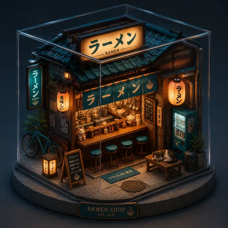 Isometric Miniature Dioramas