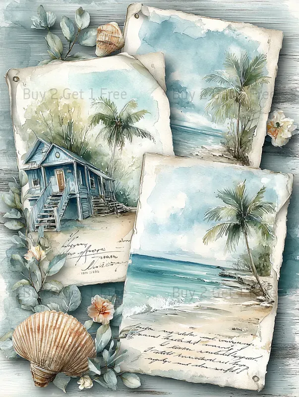 Coastal Memories Scrapbook Papers