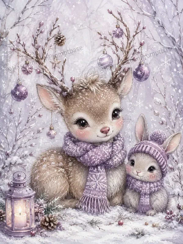 Woodland Christmas Animal Junk Journals
